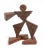 Vintage Geometric Figurative Multi-Media Metal Sculpture For Sale In San Francisco - Image 6 of 6