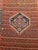 1900 - 1909 Vintage Persian Kurdish Bidjar Wide Runner Rug, Hand-Knotted Wool, Paisley Pattern, Terracotta & Blue, 4x11 For Sale - Image 5 of 12