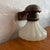 Gray Antique Industrial Cast Iron Wall Sconce With Milk Glass Shade For Sale - Image 8 of 12