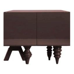 Multileg Sideboard Lacquered in Brown by Jaime Hayon for BD Barcelona For Sale
