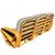 1940s 1940s Restored Paul Frankl Style 6-Strand Square Pretzel Rattan Sofa, Lounge Chair Set, 3 Pieces For Sale - Image 5 of 9