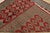 Bokhara Jaldar Rug 8’3” X 10’2” Red Wool Tribal Hand-Knotted Oriental Carpet For Sale - Image 13 of 14