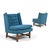 Edward Wormley Lounge Chairs by Dunbar (Pair) For Sale - Image 9 of 10