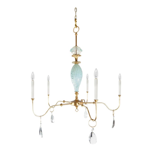 Custom Vintage Murano Chandelier For Sale