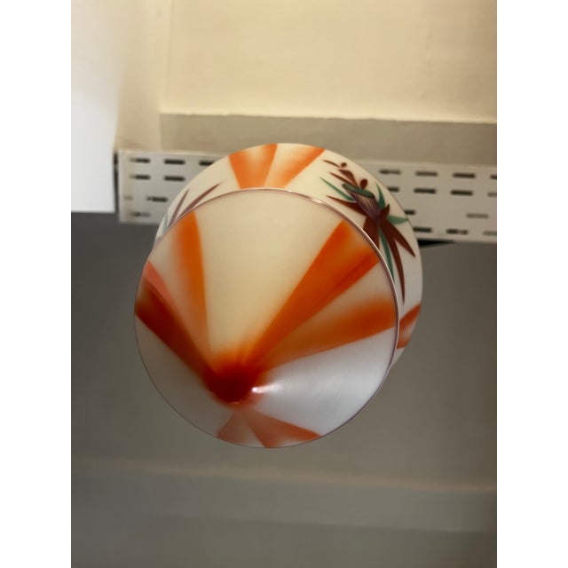 Metal Art Deco Pendant with Spatter Decor, Austria, 1940s For Sale - Image 7 of 10
