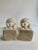 Mid 20th Century Cream Ceramic Cherub Vases Candle Holders - A Pair For Sale - Image 10 of 13