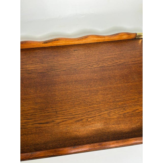 Wood and Brass Tray, France, 19th Century For Sale - Image 11 of 12