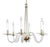 Fine Polished Brass and Clear Artisan Glass Chandelier by ZAVADSKI, 2022 For Sale