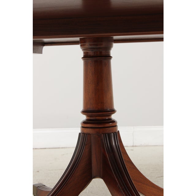 William Tillman English Round Mahogany Tilt Dining Room Table For Sale - Image 12 of 16