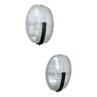 Vintage Lambda Wall Lamps by Vico Magistretti for Artemide, 1961, Set of 2 For Sale