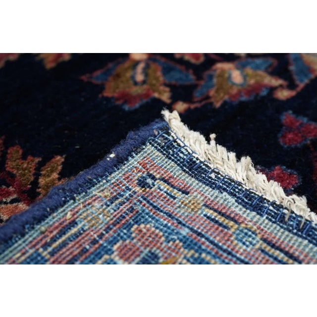 Antique Sarouk Rug 4'1'' x 6'7'' For Sale - Image 11 of 11