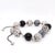 Late 20th Century David Yurman Elements Silver, Onyx, & Hematite Adjustable Beaded Bracelet For Sale - Image 5 of 10