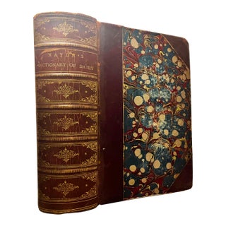 1889 Victorian Legal Reference | Haydn’s Dictionary of Dates | Ex Libris William Whiting, Lincoln-Era Provenance For Sale