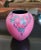 Ceramic Rare 1921 Sara Sax for Rookwood Pottery French Red Glaze Morning Glories Vase For Sale - Image 7 of 14