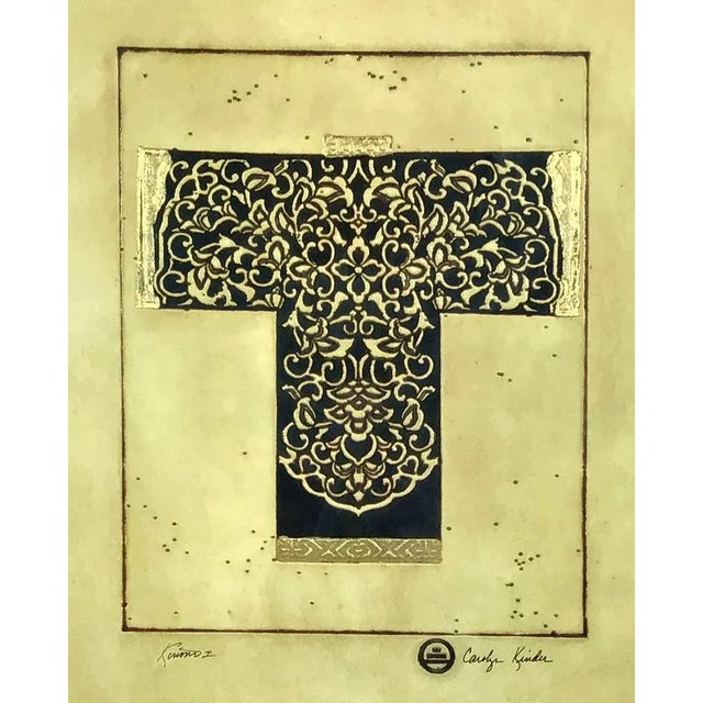 Contemporary 1970s Vintage Carolyn Kinder Framed Kimono I Print For Sale - Image 3 of 6