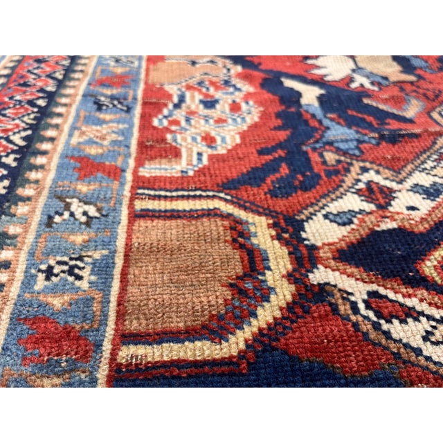 Antique Persian Afshar Rug 4’0" X 5’1" For Sale In New York - Image 6 of 7