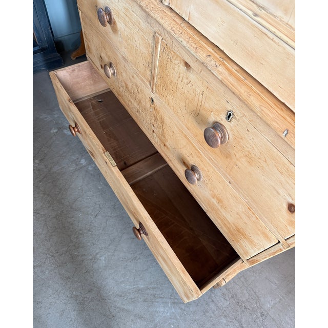 Antique English Linen Press For Sale - Image 18 of 18