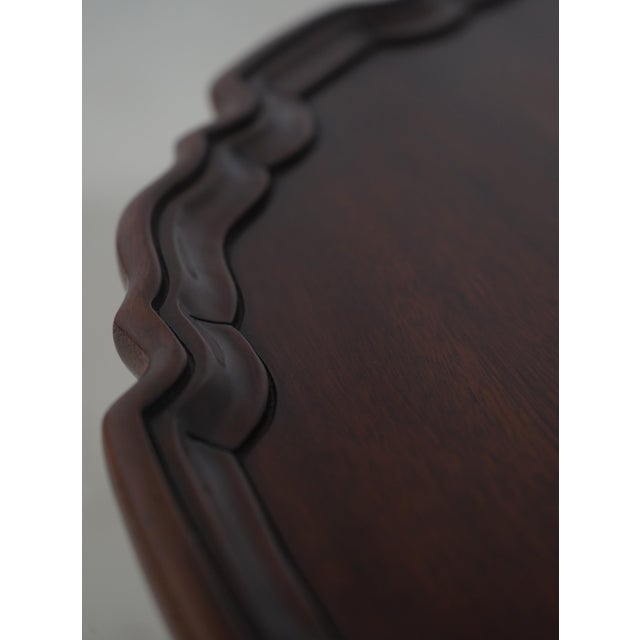 Henkel Harris Mahogany Tilt-Top Piecrust Table For Sale In Philadelphia - Image 6 of 15