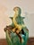 1950s 1950s Italian Majolica Coastal Parrot Vase - Hand Painted Ceramic For Sale - Image 5 of 6