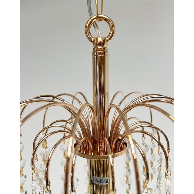 Italian Crystal Chandelier from Swarovski, 2000s For Sale - Image 10 of 16