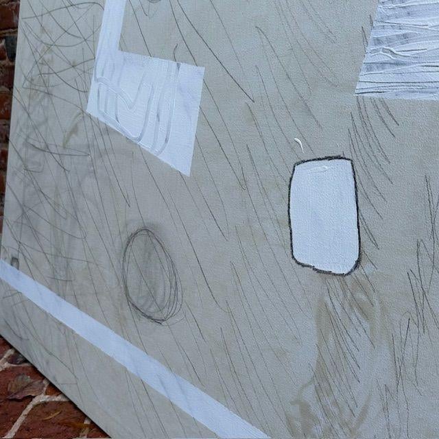 William McClure - Large Mixed Media Abstract on Canvas For Sale - Image 4 of 9