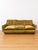 Mid-Century Modern Vintage Green Velvet and Wood Sofa, 1950s For Sale - Image 3 of 7