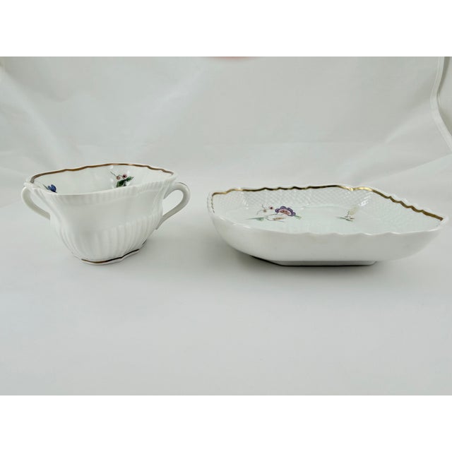 1990s Richard Ginori Oriente Sauce Bowl and Trinket Dish For Sale - Image 4 of 5