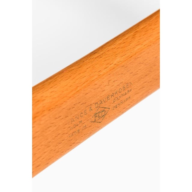 Easy Chairs in Beech and Fabric from Arne Vodder, 1950s, Set of 2 For Sale - Image 9 of 11