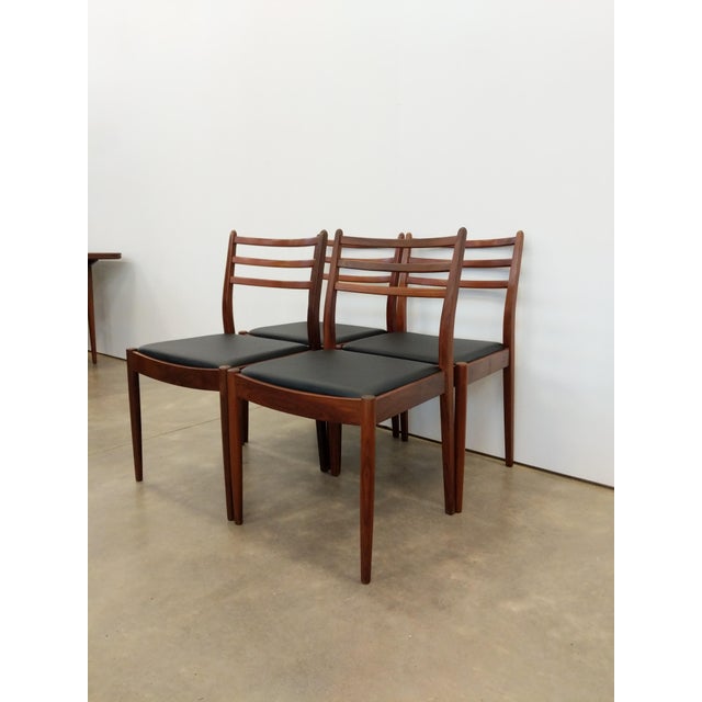 G Plan Set of 4 Vintage Mid Century Modern Dining Chairs by G Plan For Sale - Image 4 of 11