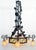 French Art Deco Wrought Iron, Glass Chandelier, Muller Freres Attributed, C1930 For Sale - Image 11 of 13