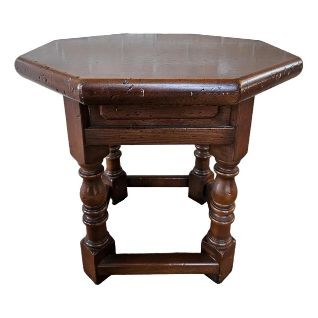 Small Octagonal Coffee Table, Italy, 20th Century For Sale