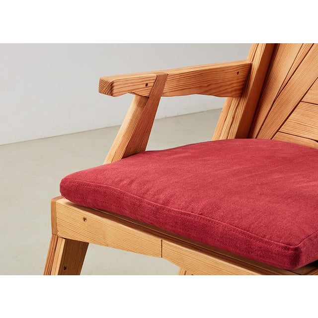 Red Postmodern Armchair, Italy, 1980s For Sale - Image 8 of 10