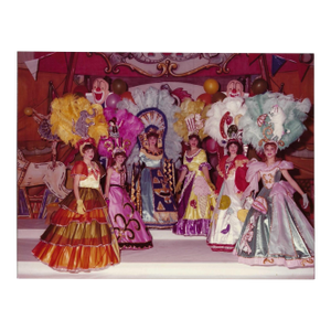 1970s Mardi Gras Krewe Court Photograph