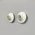 Italian modern round wall lamps in opaline glass, 1970s Pair of wall lamps with round opaline glass diffuser. The light...