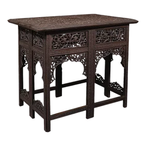 1880s Antique Victorian Folding Campaign Table