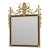 Friedman Brothers Neoclassical Black and Gold Gilt Wall Mirror For Sale