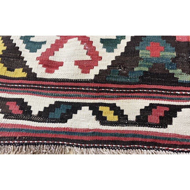 Textile Antique Shahsavan Kilim/Rug, C-1900's, a Pair 19" X 23" Each For Sale - Image 7 of 9