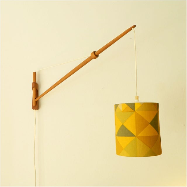 Teak Wall Lamp by A. Bank Jensen & Kejld Iversen for Louis Poulsen, 1950s For Sale - Image 13 of 13