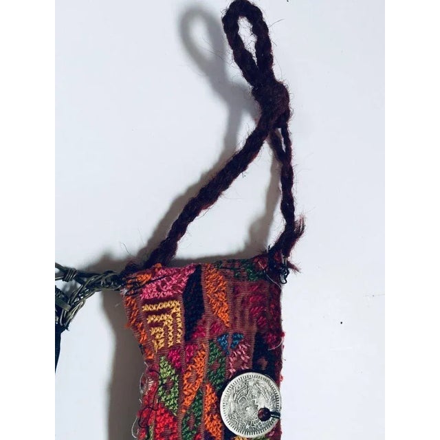 Middle Eastern Islamic Women Face Veil Bedouin, Sinai Bedouin Desert Garment For Sale - Image 11 of 18