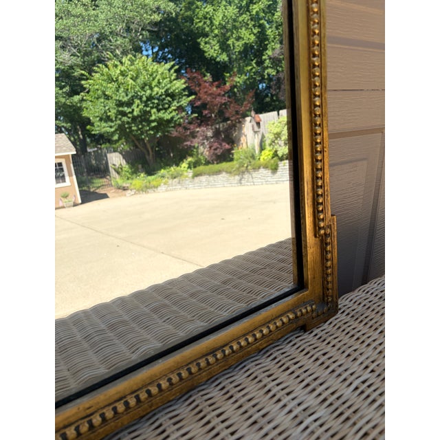 Early 20th-Century Adam Style Giltwood Mirror With Foliate Crest For Sale - Image 9 of 16