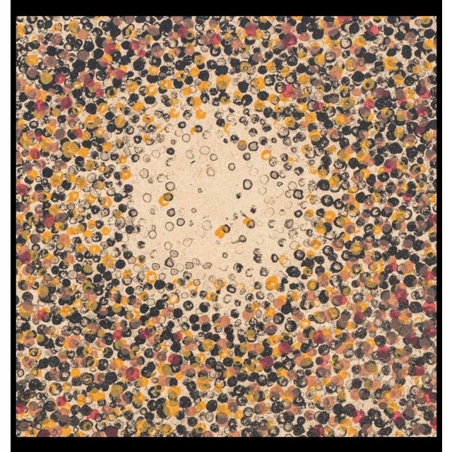 Abstract 1950s Manfred Schwartz "Tondo Etretat" Original Signed Lithograph – Limited Edition 10/75 For Sale - Image 3 of 6