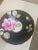 Ceramic Vintage Paragon England Cabbage Roses Black Teacup & Saucer Set For Sale - Image 7 of 13