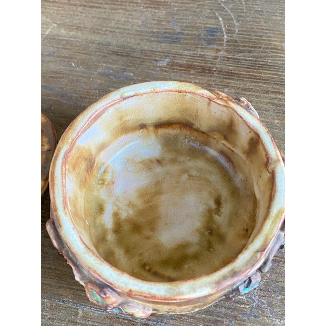 Box in Ceramic with Floral Decoration Pattern For Sale - Image 9 of 14