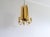 1960s Reflex Pendant Light in Brass by Pierre Forssell for Skultuna, Sweden, 1960s For Sale - Image 5 of 18