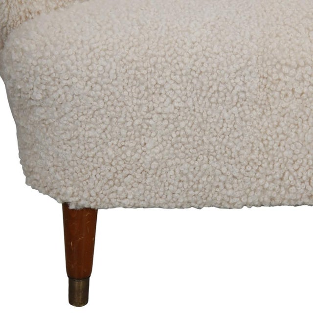 Danish 2-Seater Sofa in Sheepskin, 1960s For Sale - Image 10 of 17