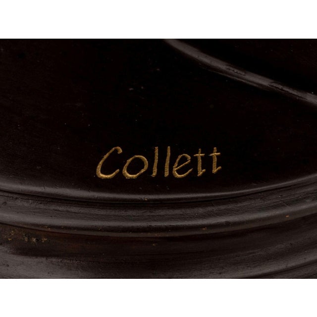 Bronze Art Nouveau Style Venus on the Moon Bronze For Sale - Image 8 of 8