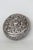 Small Sterling Silver Round Pill Snuff Trinket Lidded Box Embossed Florals 5092b For Sale - Image 12 of 16