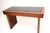 Art Deco Walnut Desk with Leather Top, 1930s For Sale - Image 11 of 12