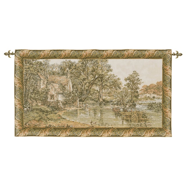 This beautiful tapestry is woven on a jacquard loom by skilled weavers, keeping alive the centuries old tradition of...
