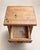 Vintage Primitive Pine Three-Drawer Bedside Chest For Sale In Los Angeles - Image 6 of 6
